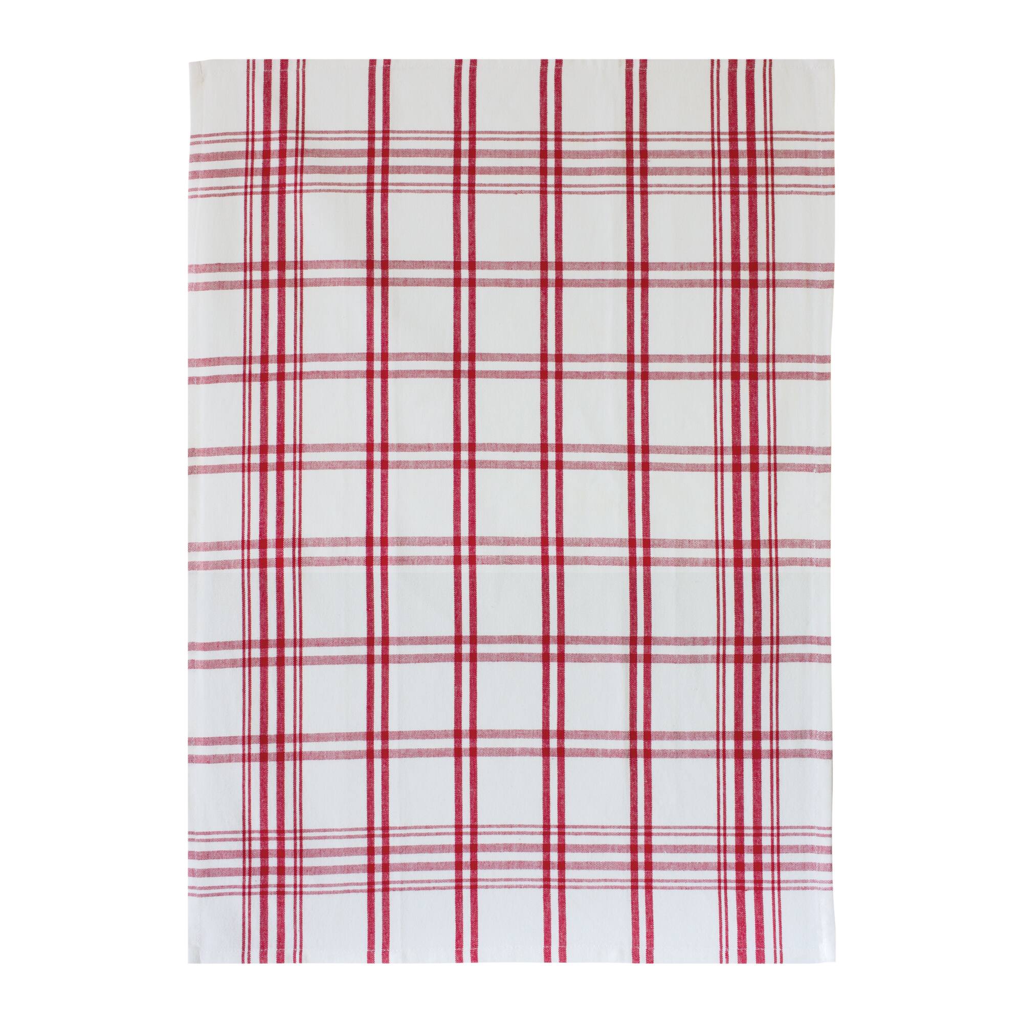 Striped Cotton Tea Towel Set